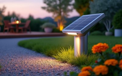 Borne solaire : éclairer son jardin de manière autonome