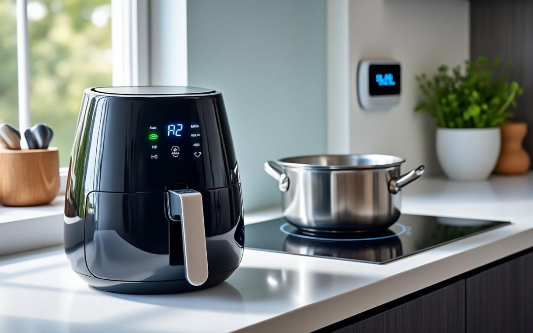 découvrez quelle option est la plus économique entre la consommation d'un air fryer et une plaque à induction, pour bien choisir votre appareil de cuisson.