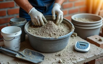 Quel est le bon dosage du mortier pour vos travaux ?