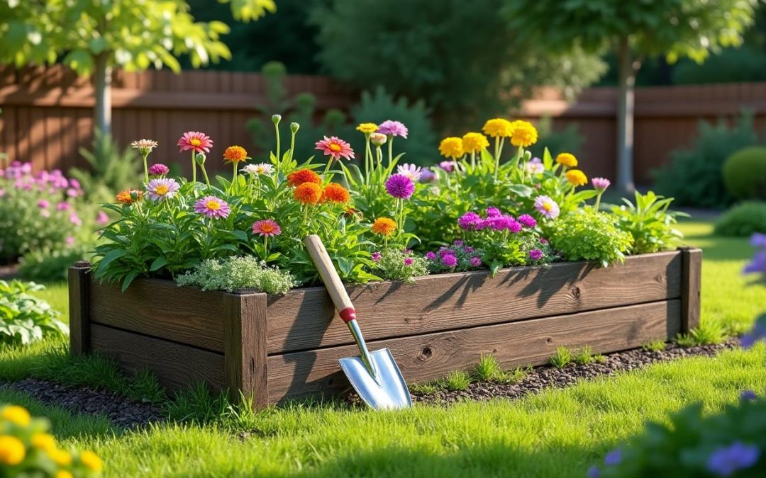Comment utiliser une traverse de chemin de fer dans son jardin ?
