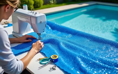 Comment coudre une bâche à bulle pour sa piscine ?