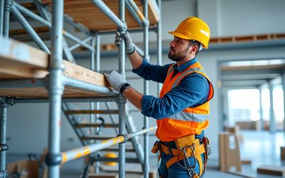 Comment installer un échafaudage dans un escalier en toute sécurité ?
